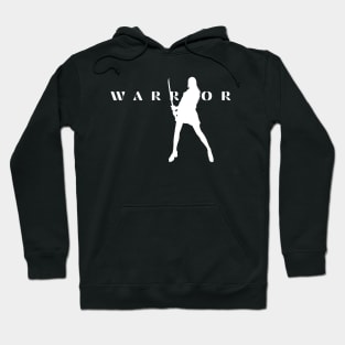 Warrior Princess Brandishing Her Sword Hoodie